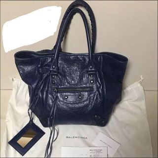 バレンシアガバッグ(BALENCIAGA BAG)のバレンシアガ ザ·サンデー トート レアなブルー (トートバッグ)