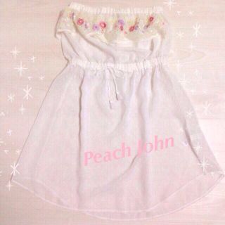 ピーチジョン(PEACH JOHN)のPEACH JOHN 透けロングベア(ベアトップ/チューブトップ)