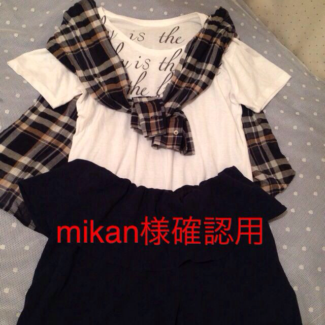 mikan様用 レディースのトップス(Tシャツ(半袖/袖なし))の商品写真