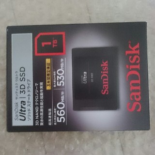 サンディスク(SanDisk)のSDSSDH3-1T00-J25  SSD1TB新品未使用(PCパーツ)