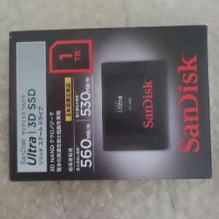 サンディスク(SanDisk)のSDSSDH3-1T00-J25  SSD1TB新品未使用(PCパーツ)