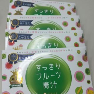 すっきりフルーツ青汁　30包　4セット(青汁/ケール加工食品)