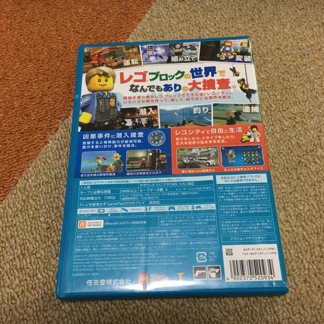 任天堂(ニンテンドウ)のWiiU  レゴシティー エンタメ/ホビーのゲームソフト/ゲーム機本体(家庭用ゲーム機本体)の商品写真