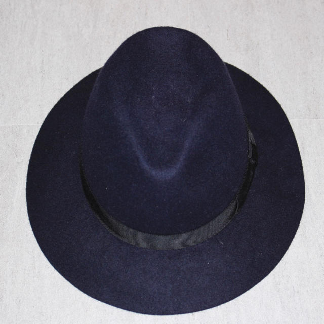 CA4LA(カシラ)の日本製 ウィーブトシ ＣＡ４ＬＡ 中折れ帽 ネイビー 毛１００％ カシラ メンズの帽子(ハット)の商品写真