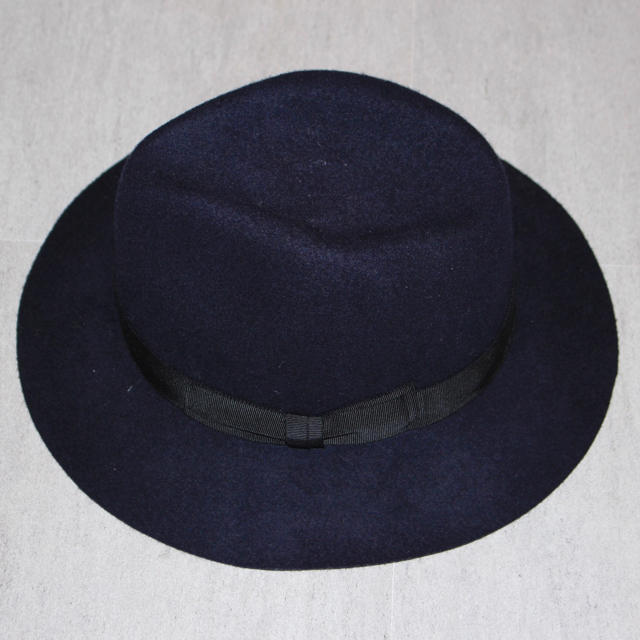 CA4LA(カシラ)の日本製 ウィーブトシ ＣＡ４ＬＡ 中折れ帽 ネイビー 毛１００％ カシラ メンズの帽子(ハット)の商品写真