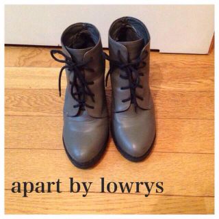 アパートバイローリーズ(apart by lowrys)のapart by レースアップブーティ(ブーツ)