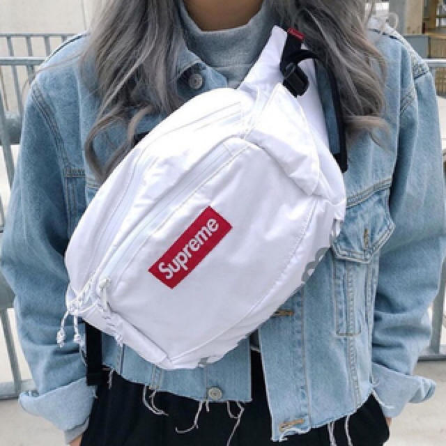 Supreme(シュプリーム)のsupreme waist bag white ウエストバッグ 白 新品未使用 メンズのバッグ(ウエストポーチ)の商品写真