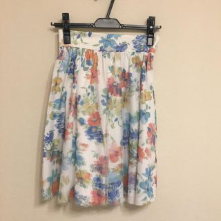 ウィルセレクション(WILLSELECTION)の春先取り♡ ウィルセレクション 花柄スカート(ミニスカート)