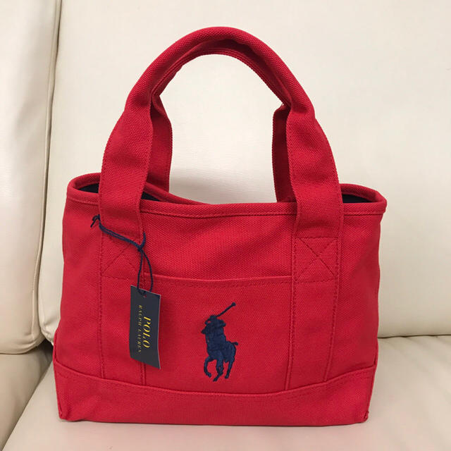 Polo Ralph Lauren 宅急便 ラルフローレン レッド ビッグポニー トートバッグ の通販 By むたた ポロラルフローレン ならラクマ