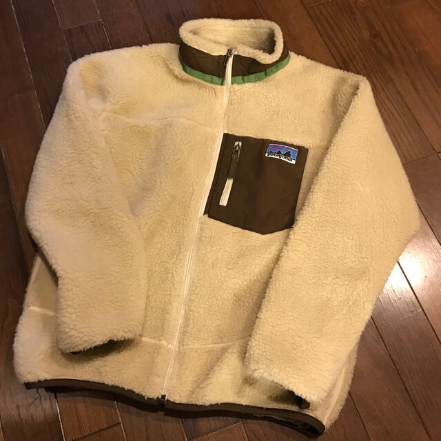 美品 patagonia レトロx キッズXLブルゾン