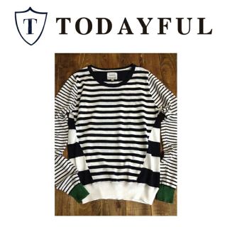 トゥデイフル(TODAYFUL)のトゥデイフル ボーダーニット(ニット/セーター)