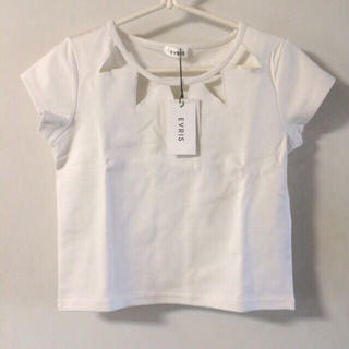 エヴリス(EVRIS)の白カットワークT(Tシャツ(半袖/袖なし))