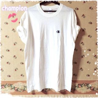 チャンピオン(Champion)のchampion刺繍メンズTシャツ(Tシャツ(半袖/袖なし))