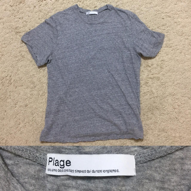 Plage(プラージュ)のplage 40/天竺Tシャツ(未使用) レディースのトップス(Tシャツ(半袖/袖なし))の商品写真