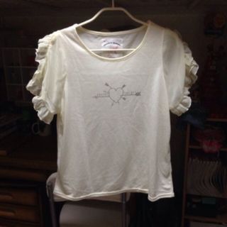 メリージェニー(merry jenny)のmerryjenny💓シフォンフリルT(Tシャツ(半袖/袖なし))