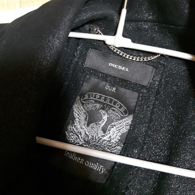 DIESEL(ディーゼル)の1月27日まで限定　DIESEL黒ジャケット(^ー^) レディースのジャケット/アウター(ライダースジャケット)の商品写真
