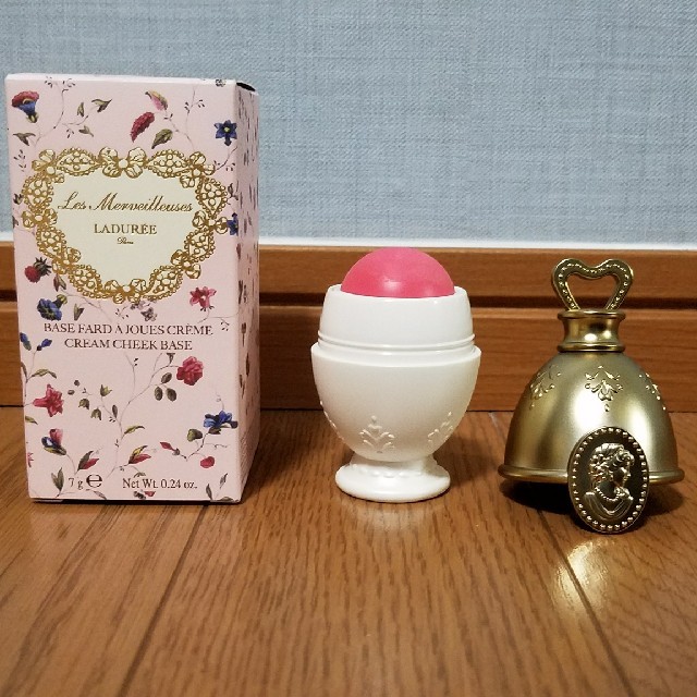 Les Merveilleuses LADUREE(レメルヴェイユーズラデュレ)の【美品】ラデュレ LADUREE クリーム チークベース 08番 コスメ/美容のベースメイク/化粧品(チーク)の商品写真