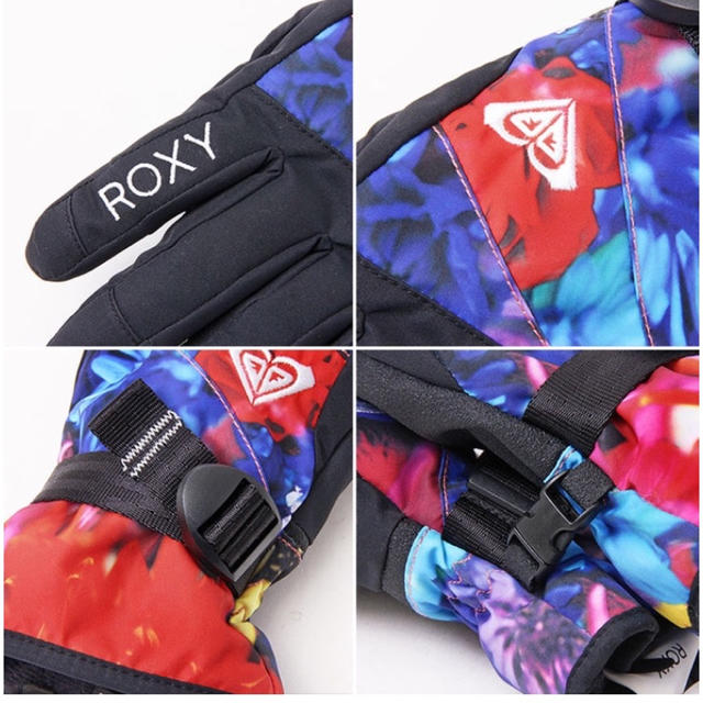 Roxy(ロキシー)のロキシー ROXY スノボ グローブ L 新品未使用手袋 蜷川実花 スマホ対応  スポーツ/アウトドアのスノーボード(ウエア/装備)の商品写真