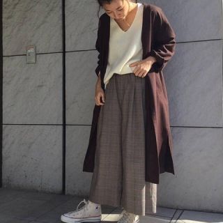 ジャーナルスタンダード(JOURNAL STANDARD)のジャーナルスタンダード クロップドワイドパンツ チェック(クロップドパンツ)