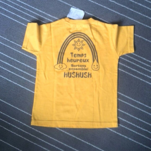HusHush(ハッシュアッシュ)の未使用です。半袖ティシャツ キッズ/ベビー/マタニティのキッズ服男の子用(90cm~)(Tシャツ/カットソー)の商品写真