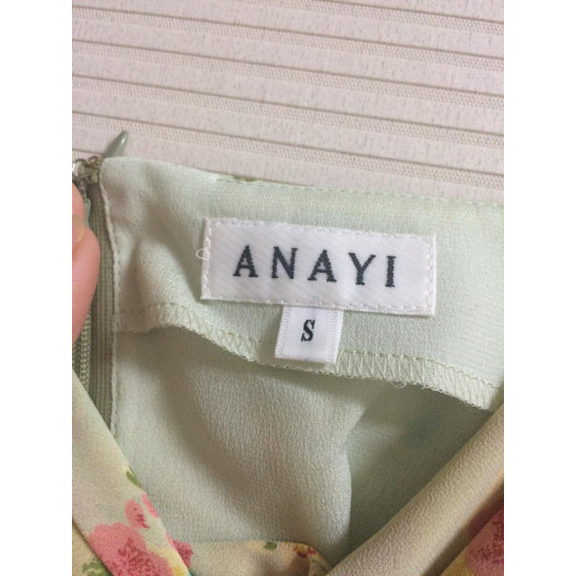 ANAYI(アナイ)の【美品☆アナイ】花柄 ワンピース ツーピース レディースのワンピース(ひざ丈ワンピース)の商品写真