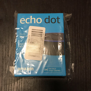 エコー(ECHO)のAmazon echo dot エコードット 黒 (スピーカー)