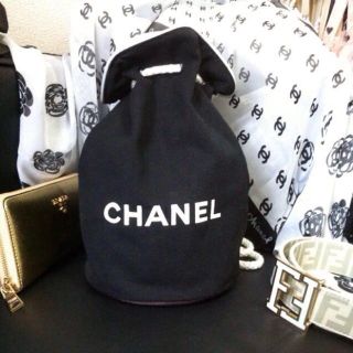 シャネル(CHANEL)の正規シャネルタグ付き巾着マリンバック(リュック/バックパック)