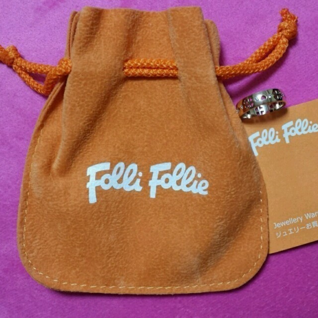 Folli Follie(フォリフォリ)の値下フォリフォリ ピンクゴールドリング♥ レディースのアクセサリー(リング(指輪))の商品写真