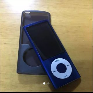 アップル(Apple)のiPod nano 第5世代ブルー(ポータブルプレーヤー)