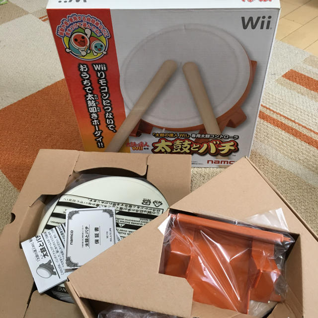 新品   Wii太鼓とバチ エンタメ/ホビーのゲームソフト/ゲーム機本体(家庭用ゲーム機本体)の商品写真