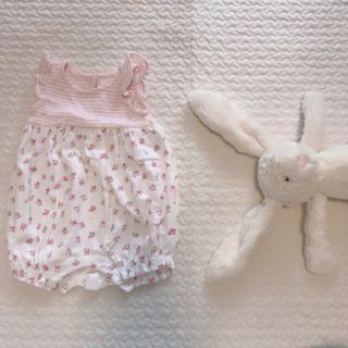 ベビーギャップ(babyGAP)の【さーちゃ様専用】【美品】baby GAP ベビーロンパース(カバーオール)