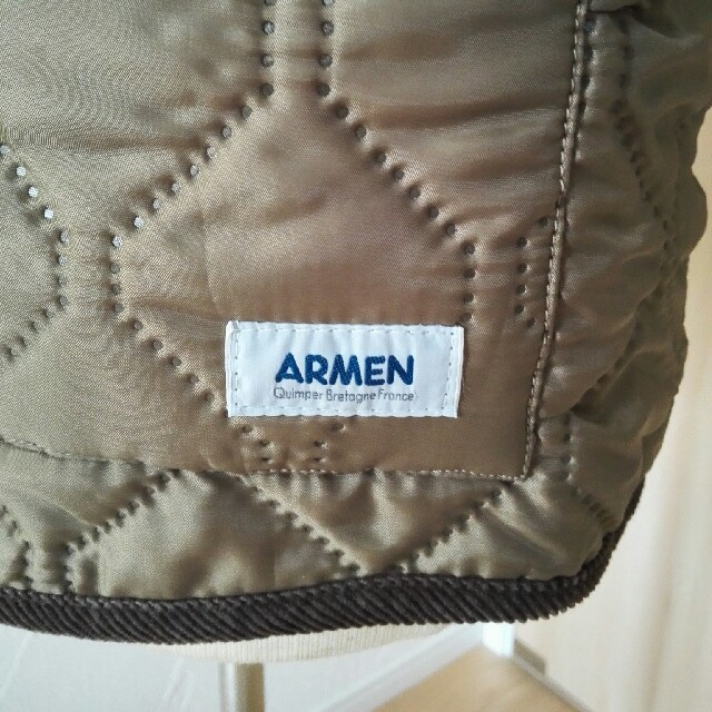 ARMEN(アーメン)のnogi-k様専用　美品【ARMEN】中綿キルティングジャケット  ベージュ レディースのジャケット/アウター(ブルゾン)の商品写真