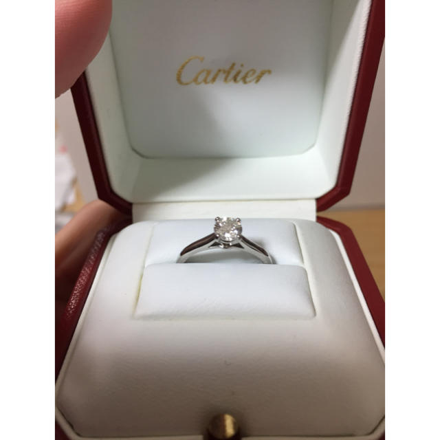 ブランド雑貨総合 Cartier /0.44ct. pt950 ダイヤリング カルティエ simonruth リング(指輪) 