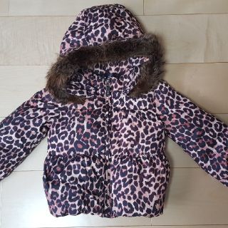 ベビーギャップ(babyGAP)の【美品】babyGAP　ダウンジャケット　ヒョウ柄　100(ジャケット/上着)