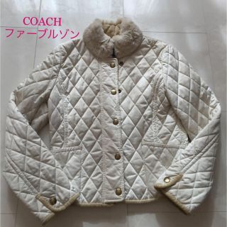 コーチ(COACH)のCOACH ファーブルゾン コーチ(ダウンジャケット)