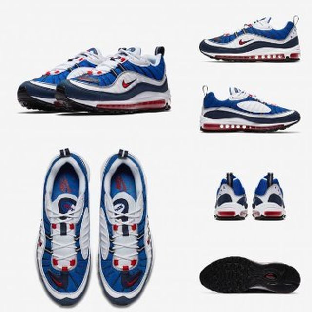 NIKE(ナイキ)の即完売NIKE AIR MAX98 GUNDAMナイキエアマックスガンダムカラー メンズの靴/シューズ(スニーカー)の商品写真