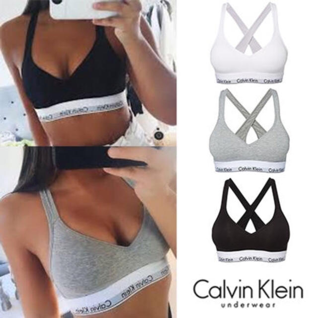 Calvin Klein(カルバンクライン)のカルバンクライン 大人気 パット付きブラ レディースの下着/アンダーウェア(ブラ)の商品写真