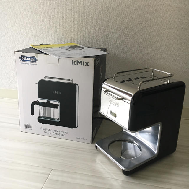 DeLonghi(デロンギ)の送料込み！デロンギ コーヒーメーカー kMix  CMB6-BK スマホ/家電/カメラの調理家電(コーヒーメーカー)の商品写真