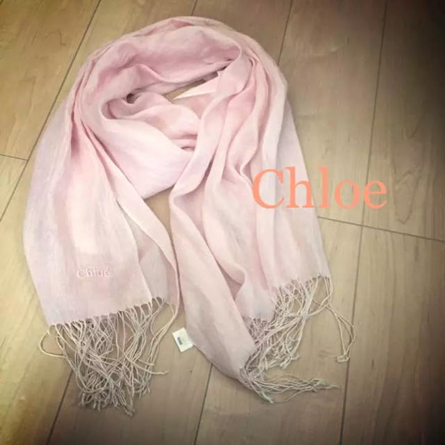 Chloe(クロエ)のカシミヤシルク混♡Chloe 大判 ストール 2018SSに ハンドメイドのファッション小物(マフラー/ストール)の商品写真