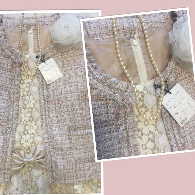 優海さま専用《M》K.garconジャケット❤️Ferteワンピース2点セット  レディースのフォーマル/ドレス(スーツ)の商品写真