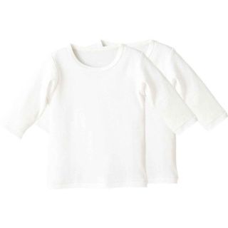 コンビミニ(Combi mini)のaiko様☆新品☆コンビミニ 八分袖Tシャツ 2枚組 110(下着)