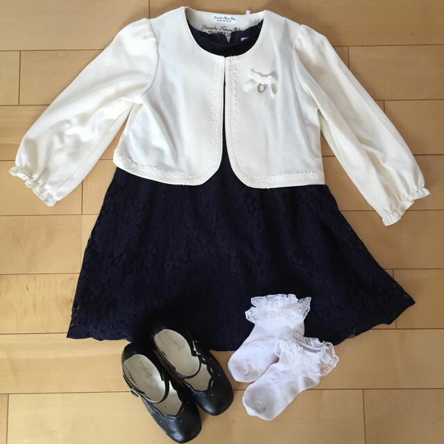 motherways(マザウェイズ)の卒園、入学式セット120㎝ キッズ/ベビー/マタニティのキッズ服女の子用(90cm~)(ドレス/フォーマル)の商品写真