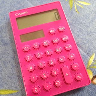 ピンクのミニ電卓(その他)