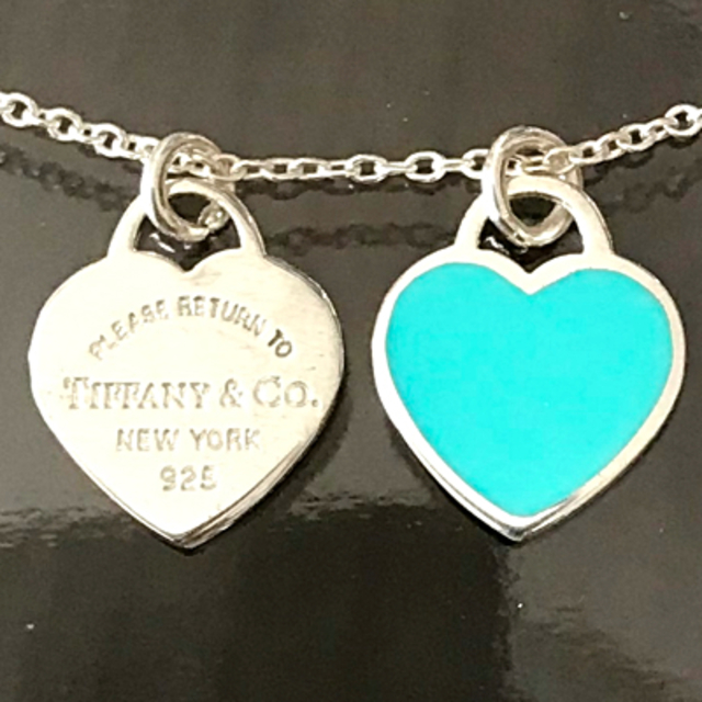 Tiffany & Co.(ティファニー)の限界値下げ❣️ティファニー  ミニダブル ハート エナメル❤︎ レディースのアクセサリー(ネックレス)の商品写真