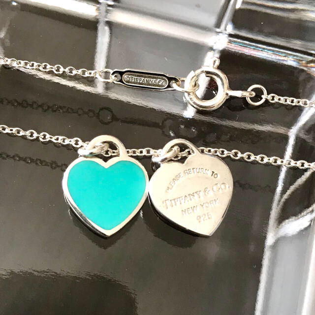 Tiffany & Co.(ティファニー)の限界値下げ❣️ティファニー  ミニダブル ハート エナメル❤︎ レディースのアクセサリー(ネックレス)の商品写真