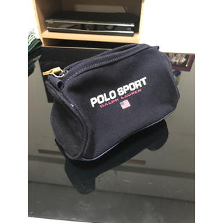 polo sport ボディバッグ 黒 ブラック ウエストポーチ