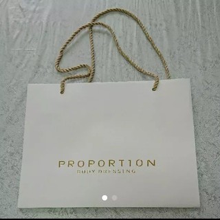 プロポーションボディドレッシング(PROPORTION BODY DRESSING)のPROPORTION 紙袋(ショップ袋)