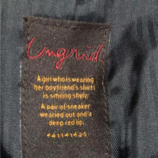 Ungrid(アングリッド)のアングリッド  本革 レザー ライダース ジャケット レディースのジャケット/アウター(ライダースジャケット)の商品写真