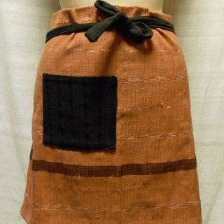 タイの手織り綿で作ったオリジナルエプロン(その他)