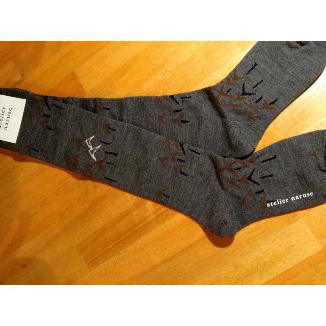 新品タグ付き【アトリエナルセ】forest high socks　＊＊ レディースのレッグウェア(ソックス)の商品写真